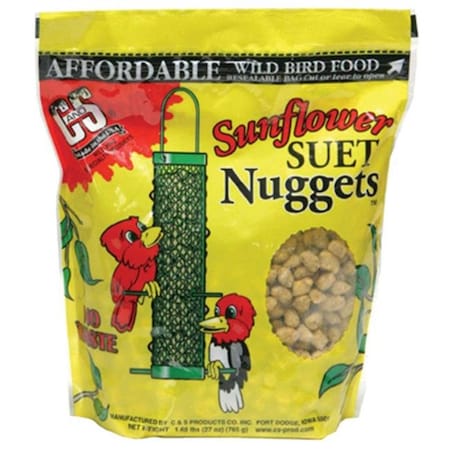 C&S Products C & S 06110 27 oz. Sunflower Suet Nuggets 182098